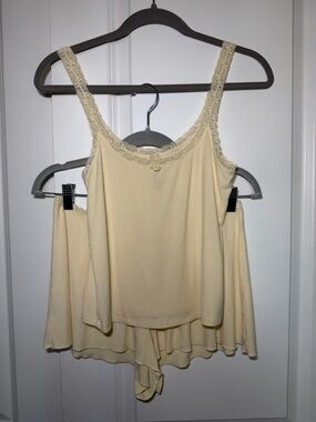 Skims Soft Lounge Lace Cami & Shorts Pajamas Set | Women’s Size Medium